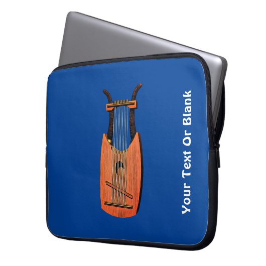 King David's Harp Laptopschutzhülle (Vorderseite Links)