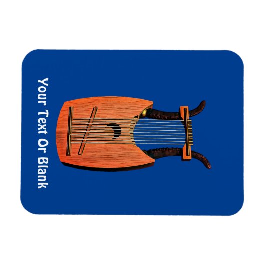 King David's Harp Magnet (Horizontal)