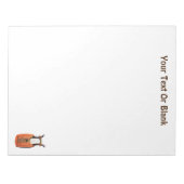 King David's Harp Notizblock (Vorderseite)