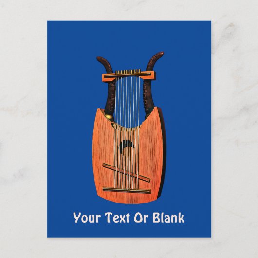 King David's Harp Postkarte (Vorderseite)