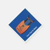 King David's Harp Serviette (Ecke)