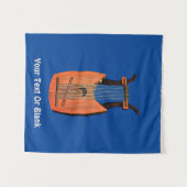 King David's Harp Wandteppich (Vorderseite (Horizontal))