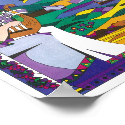 King David's Song Poster (Ecke)