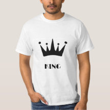 KING - Der Wert eines benutzerdefinierten, schwarz