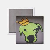 King Dog Magnet (Vorderseite/Rückseite)