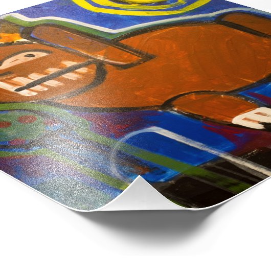 King Dog von Roberto & John Fotodruck (Ecke)