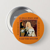 King Donald Trump Button (Vorne & Hinten)