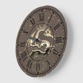 King Dragon Spirit Große Wanduhr (Winkel)