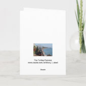 King Edward 1 Steam Engine Happy Birthday Karte (Rückseite)