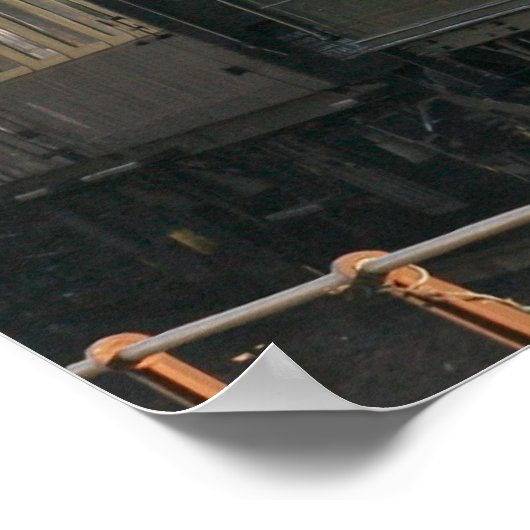 King Edward 1 Steam Motor Poster (Ecke)