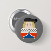 King Edward V. of England Button (Vorne & Hinten)