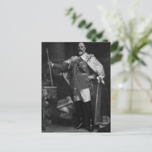 King Edward VII Postkarte (Stehend Vorderseite)