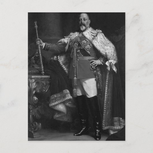 King Edward VII Postkarte (Vorderseite)
