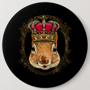 King Eichhörnchen mit CrownQueen Squirrel Tier 3 Button