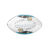 King eider bird Cartoon Football (Vorderseite)