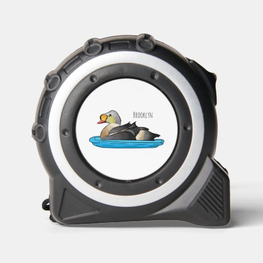King eider bird Cartoon Maßband (Vorderseite)
