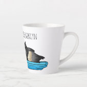 King eider bird Cartoon Milchtasse (Rechts)