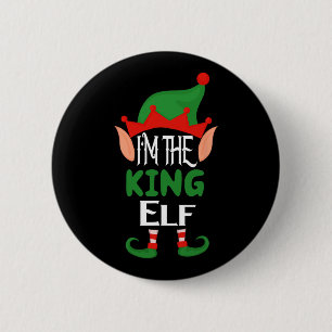 King Elf Costume Funny Matching Family Group Chris Button