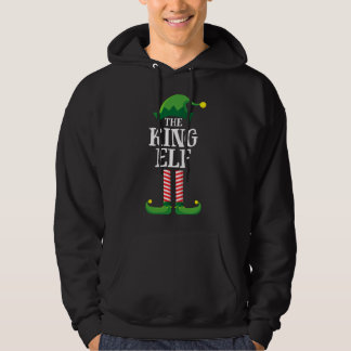 King Elf Matching Family Christmas Party Pajama Hoodie