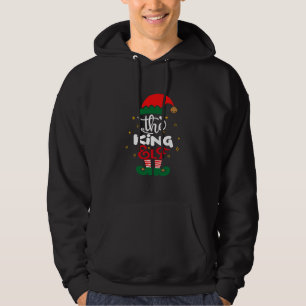 King Elf Matching Family Group Christmas Party Paj Hoodie