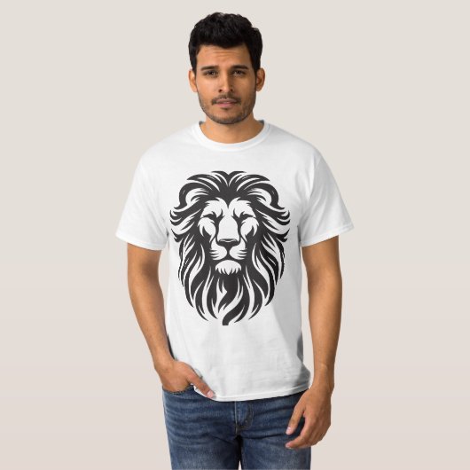 King Energy - Bold Lion Face T - Shirt (Vorne ganz)