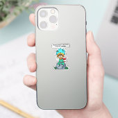 King Erics Jungle Breakdown – Pixel Art Aufkleber (Telefon)