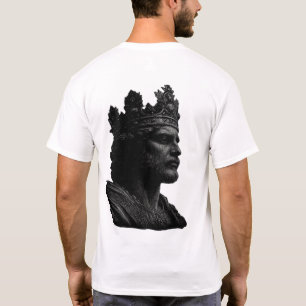 KING - Fette königliche Kronen-Linienkunst Herren  T-Shirt