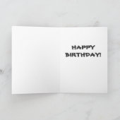 King for Day Lion Birthday Card Karte (Innenseite)