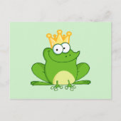 King Frog Frogs Postkarte (Vorderseite)