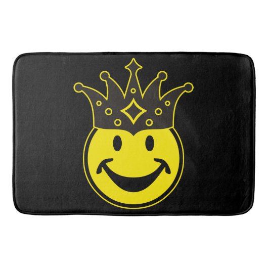 King gelb + dein Backg. Ideen Badematte (Vorderseite)