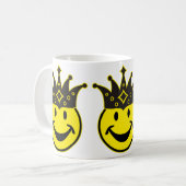 King gelb + dein Backg. Ideen Kaffeetasse (Vorderseite Links)