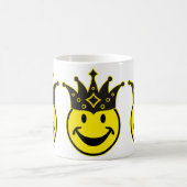 King gelb + dein Backg. Ideen Kaffeetasse (Mittel)