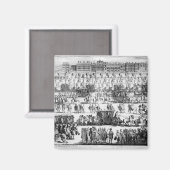 King George I Prozession zum St. James's Palace Magnet (Vorderseite/Rückseite)
