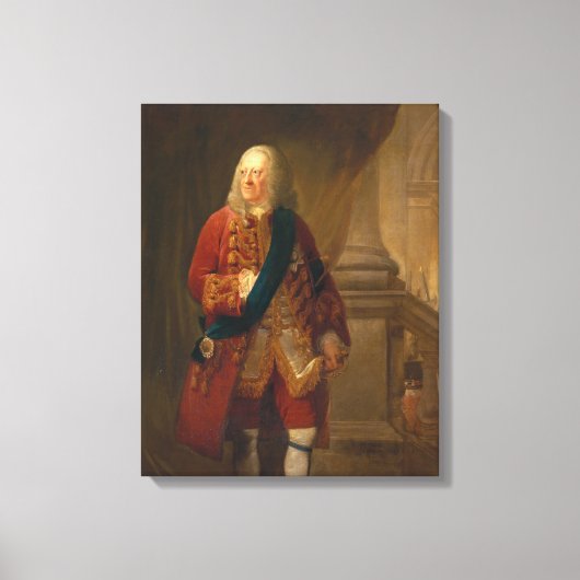 King George II., 1759 Leinwanddruck (Vorderseite)