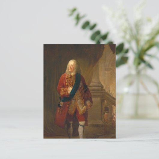 King George II., 1759 Postkarte (Stehend Vorderseite)
