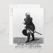 King George III., 72.1810 alt Postkarte (Vorne/Hinten)