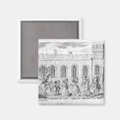 King George III und Queen Charlotte Magnet (Vorderseite/Rückseite)