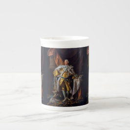 King George III von Allan Ramsay Porzellantasse