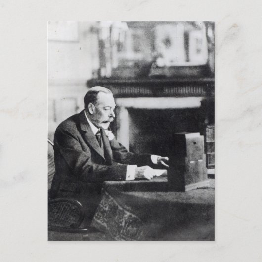 King George V Postkarte (Vorderseite)