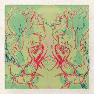 King Glass Untersetzer