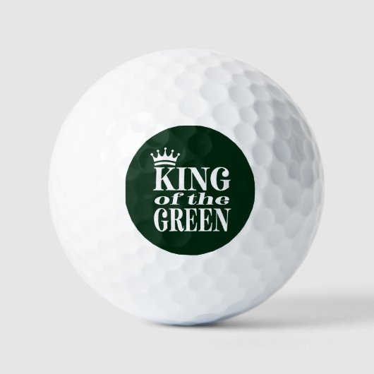 King Golfer Funny Golfball (Vorderseite)