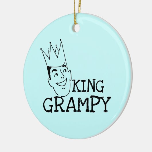 King Grampy Tshirts und Geschenke Keramikornament (Links)
