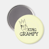 King Grampy Tshirts und Geschenke Magnet (Vorderseite/Rückseite)