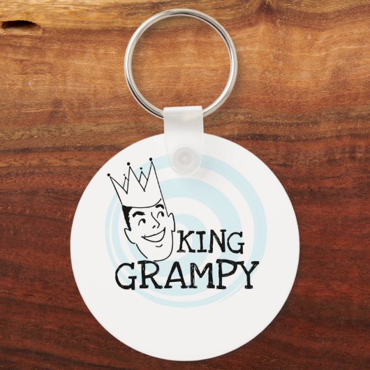 King Grampy Tshirts und Geschenke Schlüsselanhänger (Vorderseite)