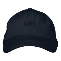 KING Gut aussehende bestickte Hats Visor anspreche