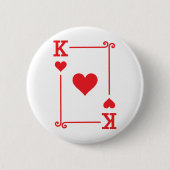 King Hearts Card Kostüme Spielkarten King Hearts Button (Vorderseite)