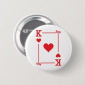 King Hearts Card Kostüme Spielkarten King Hearts Button (Vorne & Hinten)