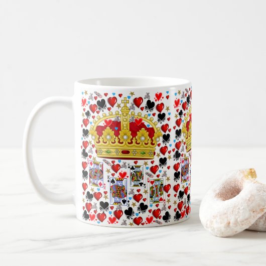 King Hearts Tasse (Mit Donut)