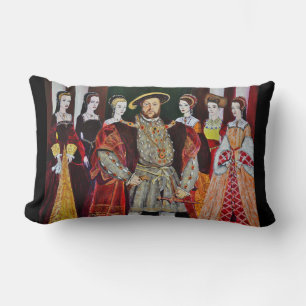 King Henry The Achte und seine sechs Ehefrauen Lendenkissen