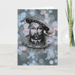 King Henry VIII Greeting Card Karte
